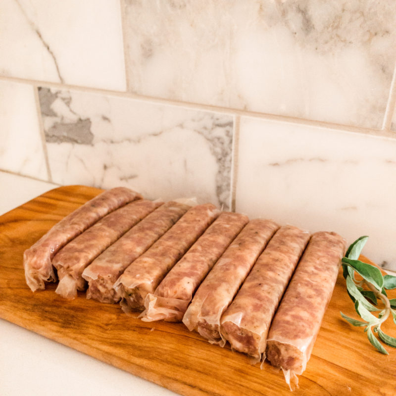 Mild Breakfast Sausage MiniLinks (1 lb) Dean Street Processing